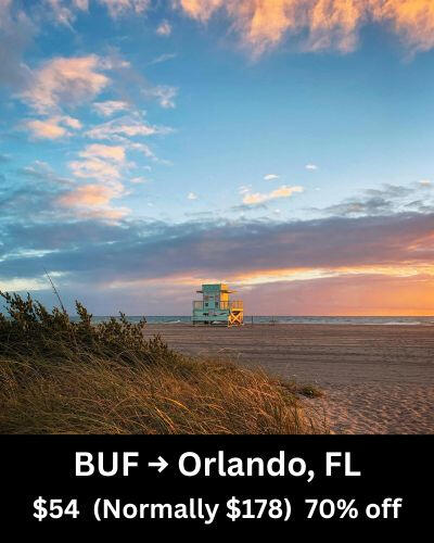 BUF - Orlando, FL $54